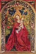 Martin Schongauer Madonna of the Rose Bower (mk08) oil on canvas